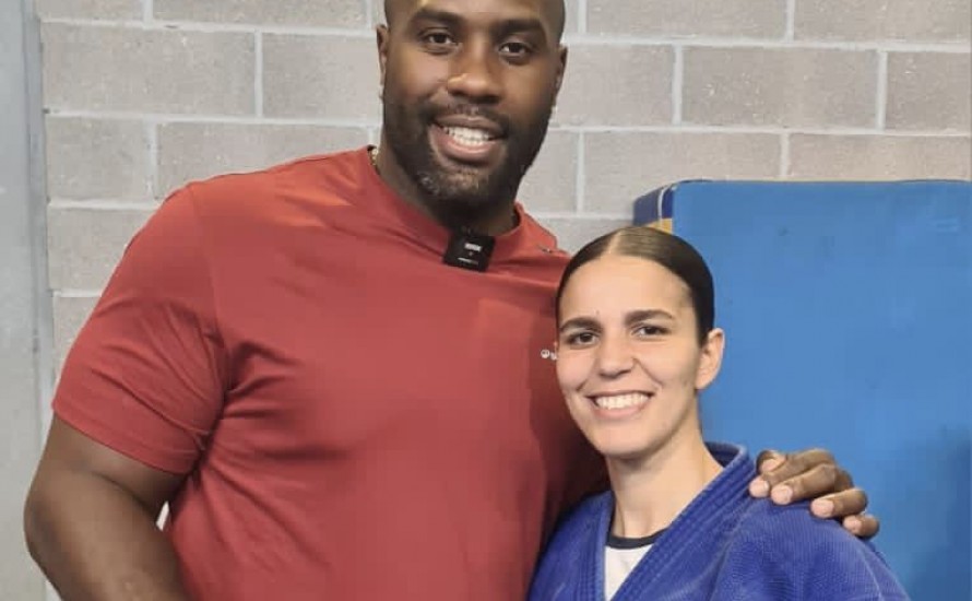 Visite de Teddy Riner